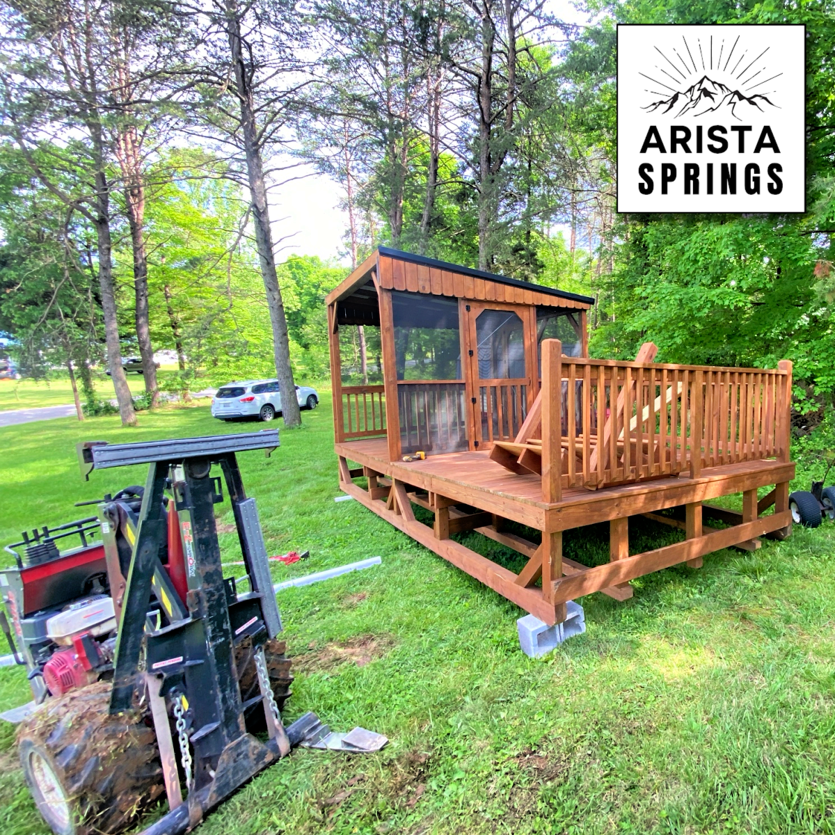 10' x 20' Sunrise Half Roof Porch