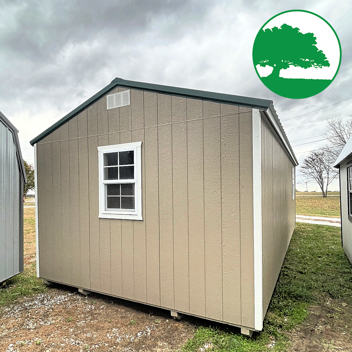 PRE-OWNED 12' x 28' Painted Utility / Cabin