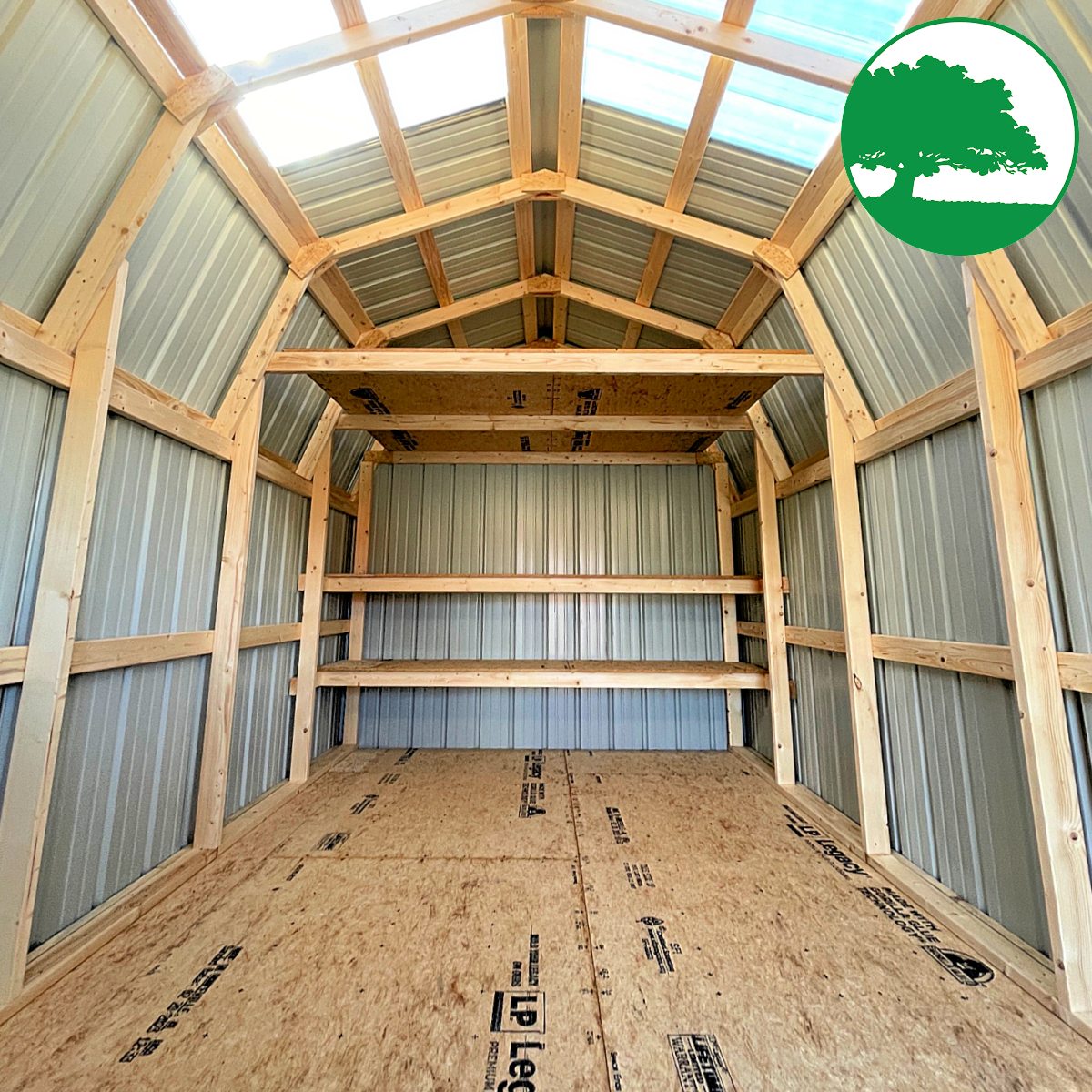 *SOLD*CLOSEOUT* 9' x 18' Metal Lofted Barn