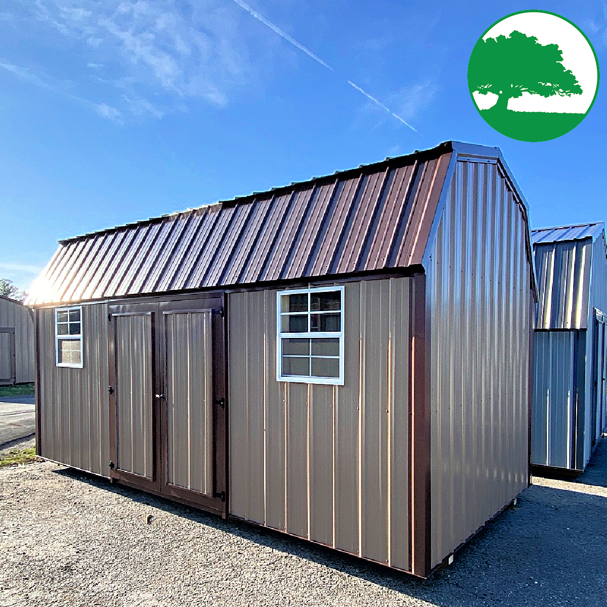 9′ x 18′ Metal Side Lofted Barn