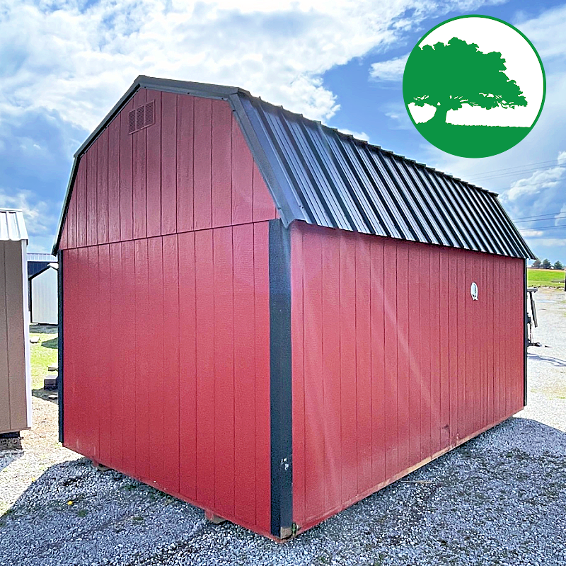 PRE-OWNED 10' x 16' Painted Lofted Barn