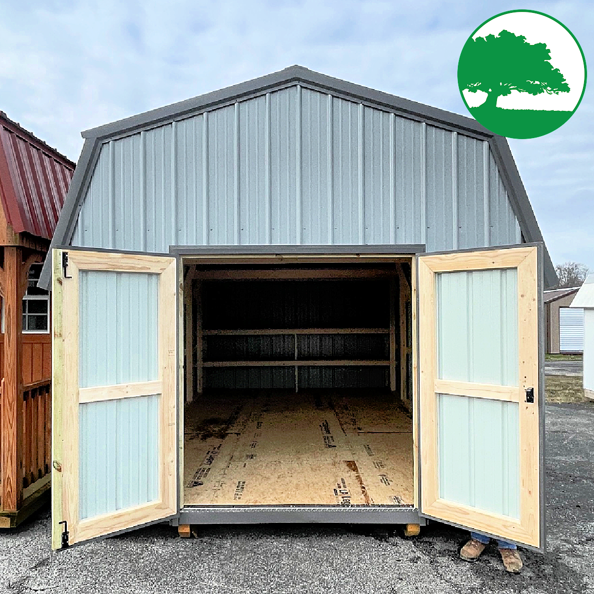 12' x 20' Metal "Lofted Barn"