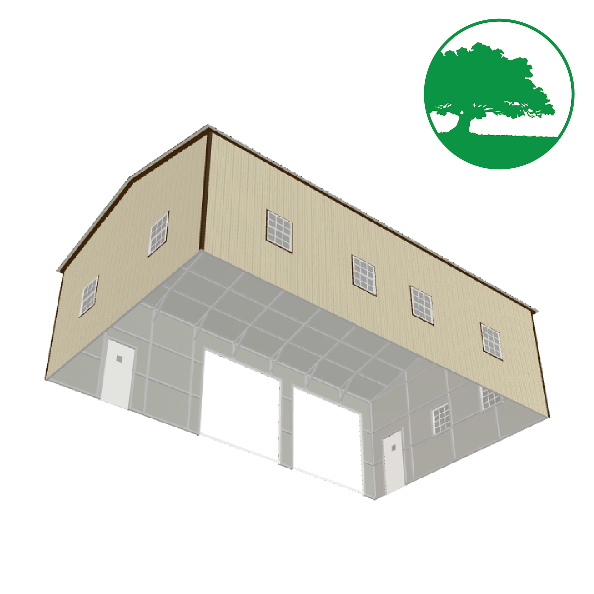 24'W x 40'L Garage