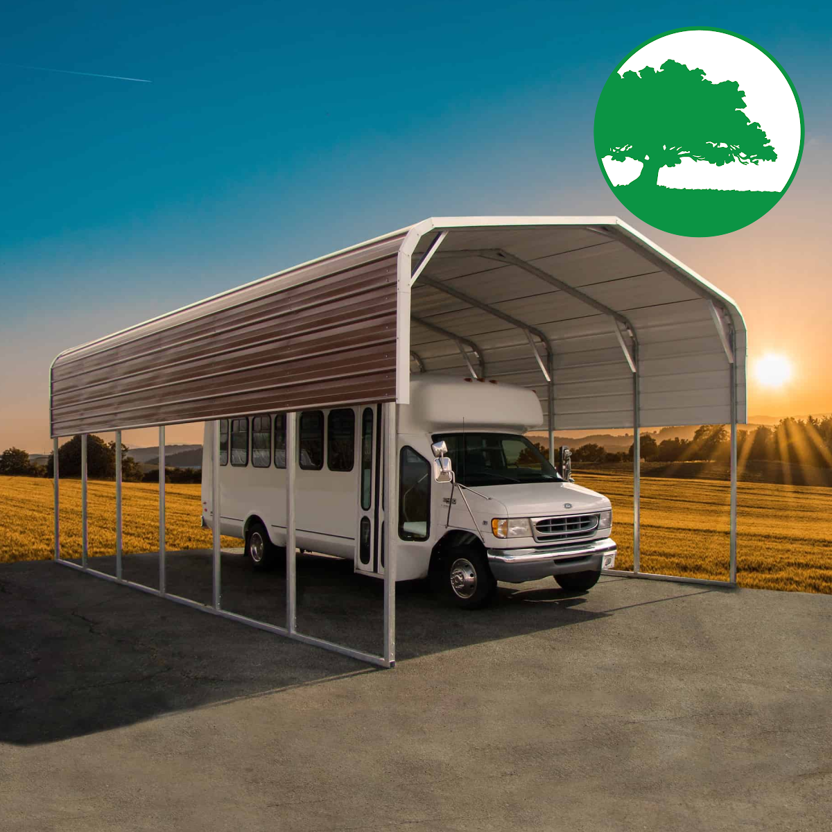 18'W x 30'L Carport