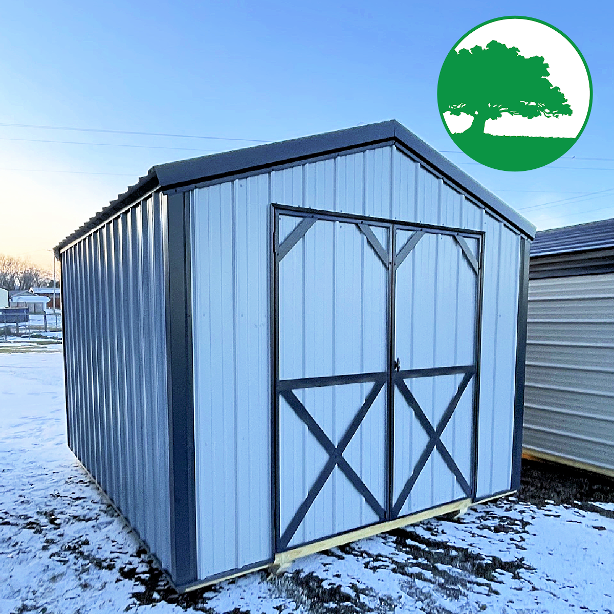 10′ x 12′ Metal Utility