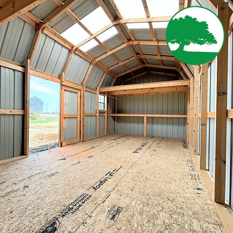 12' x 24' Metal "Side Loft Barn"