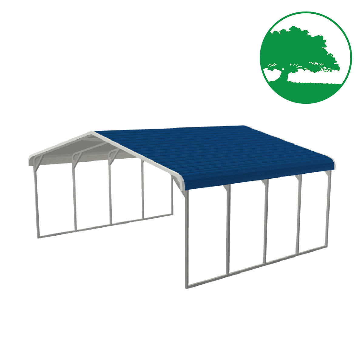24'W x 20'L Carport