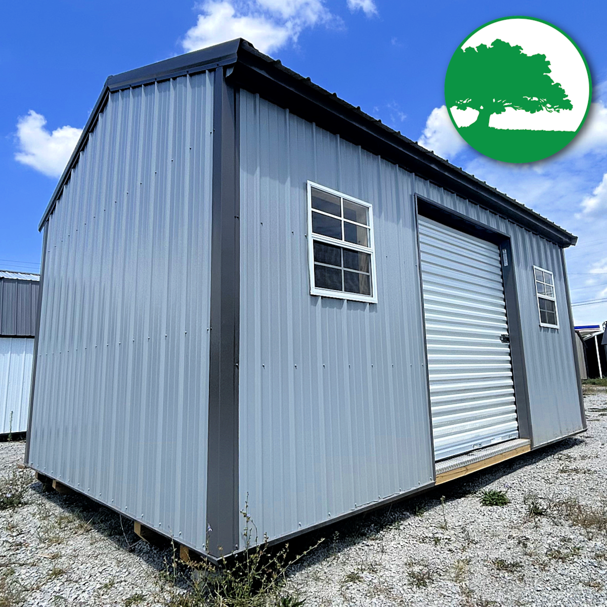 12’ x 18’ Metal “Side Utility / Workshop”