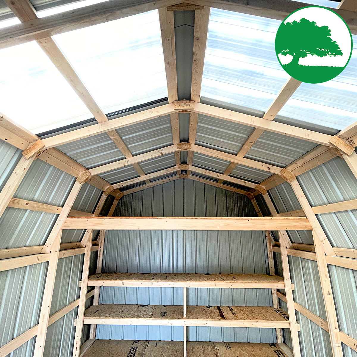 12' x 20' Metal "Lofted Barn"