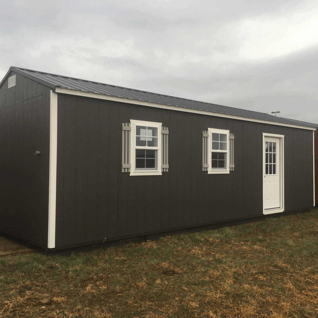 12' x 28' Painted "Life Shed" - Backyard World