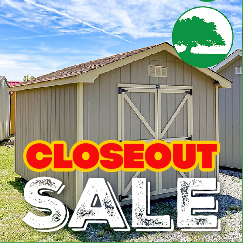*CLOSEOUT* 10′ x 12′ Painted Utility