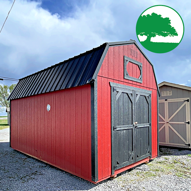 PRE-OWNED 10' x 16' Painted Lofted Barn