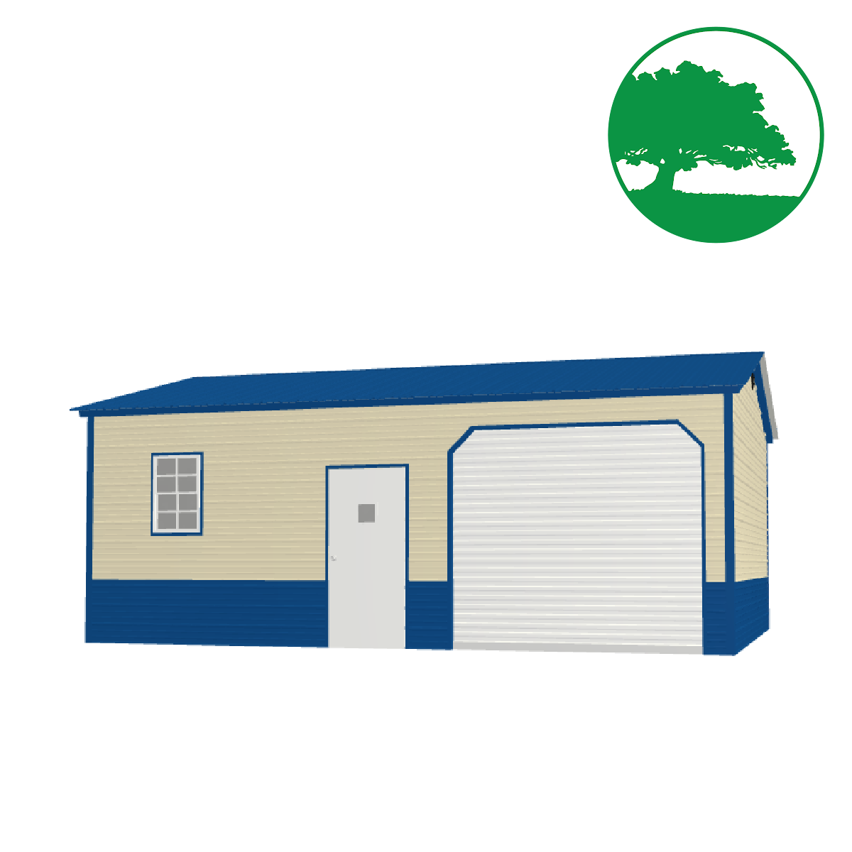 20'W x 25'L Garage