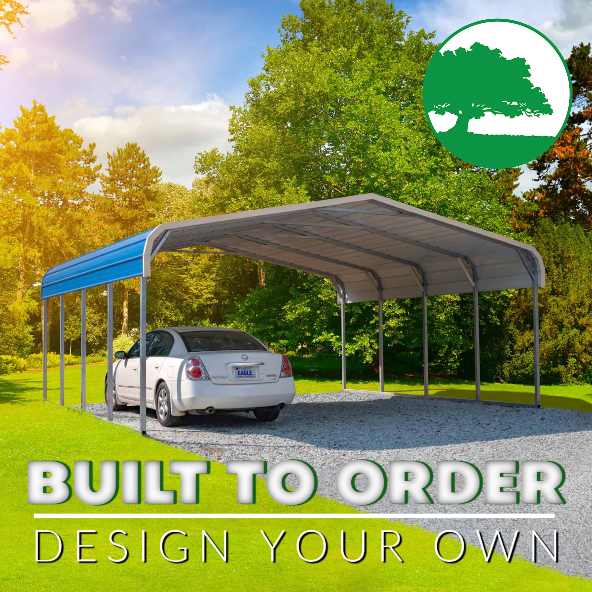 24’W x 20’L Carport