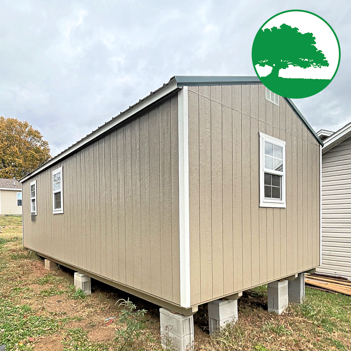 PRE-OWNED 12' x 28' Painted Utility / Cabin