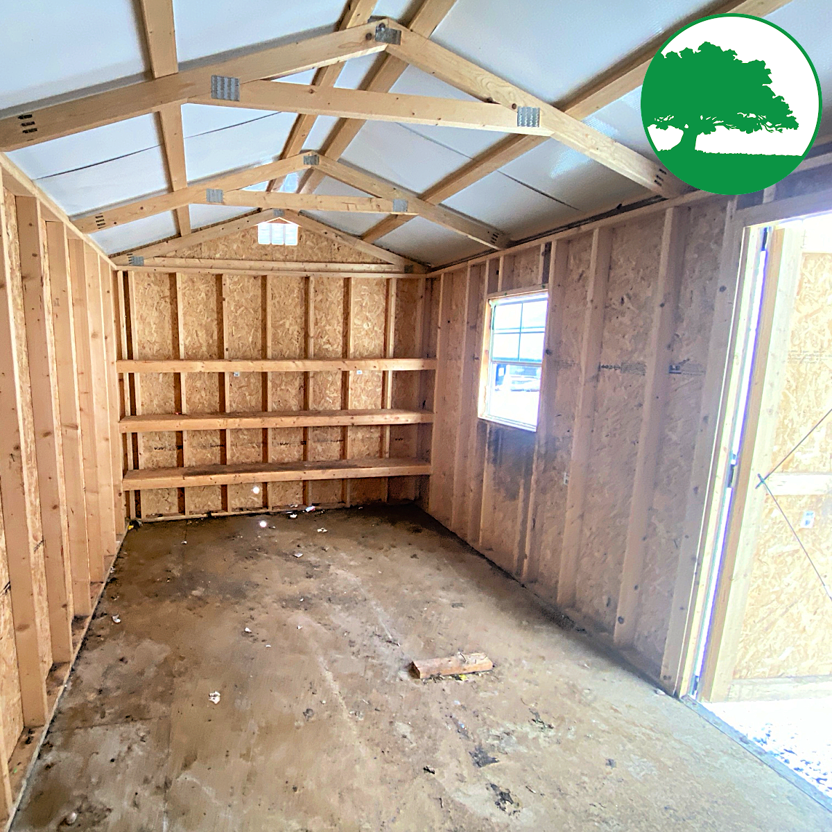 PRE-OWNED 10' x 16' Painted "Side Utility"