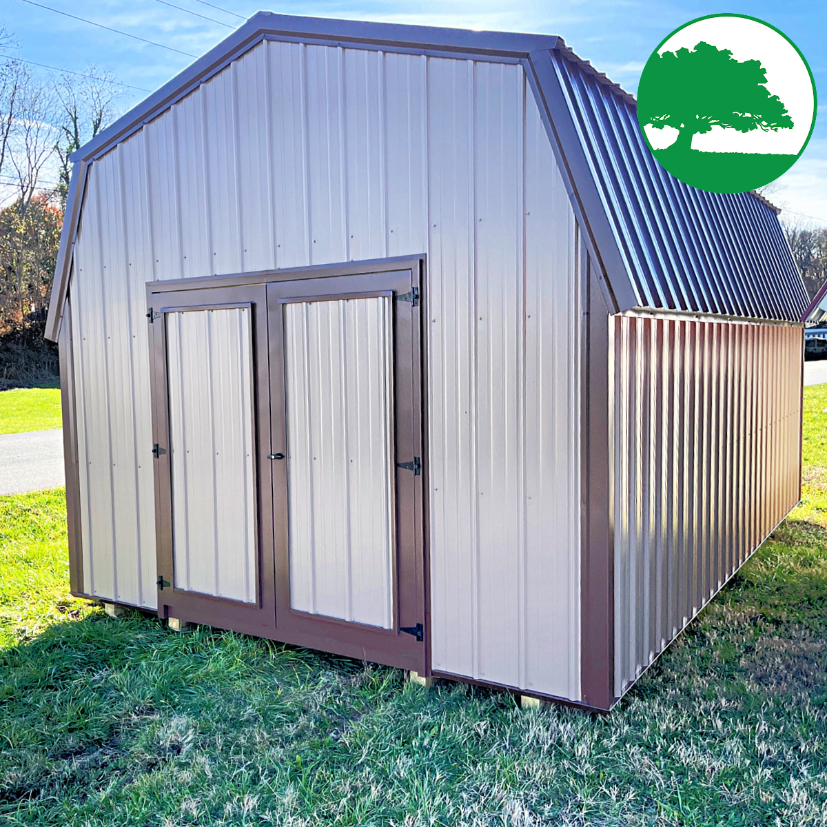 *SOLD*CLOSEOUT* 12' x 20' Metal Lofted Barn