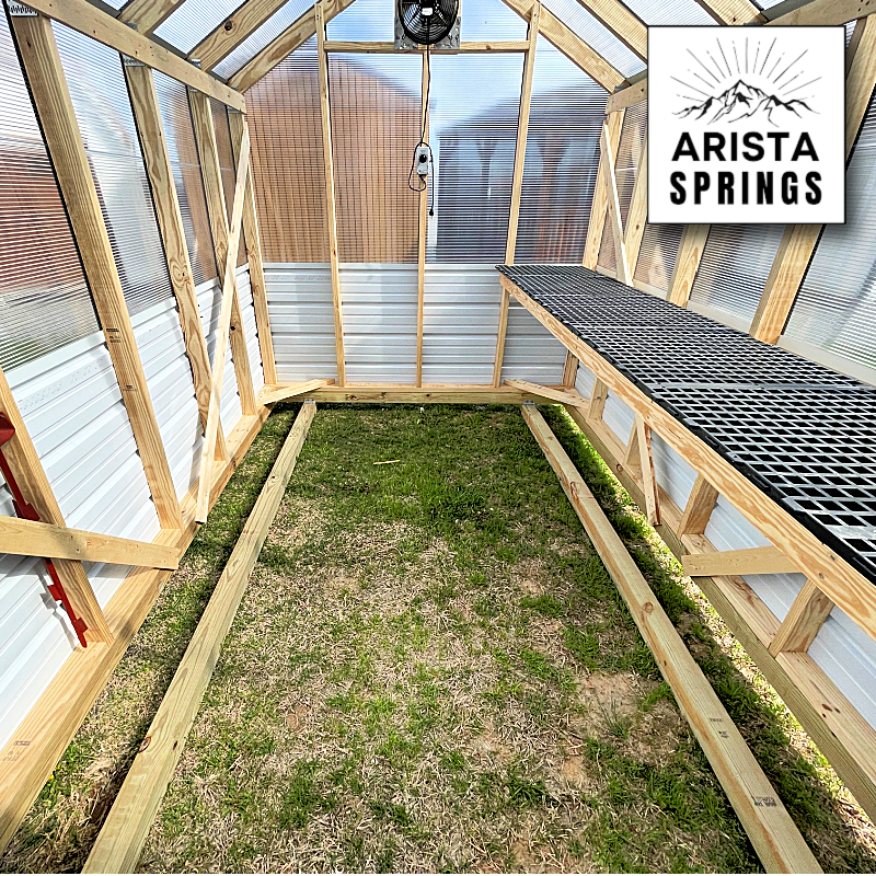 *SOLD*8' x 12' "Veggie Villa" Greenhouse
