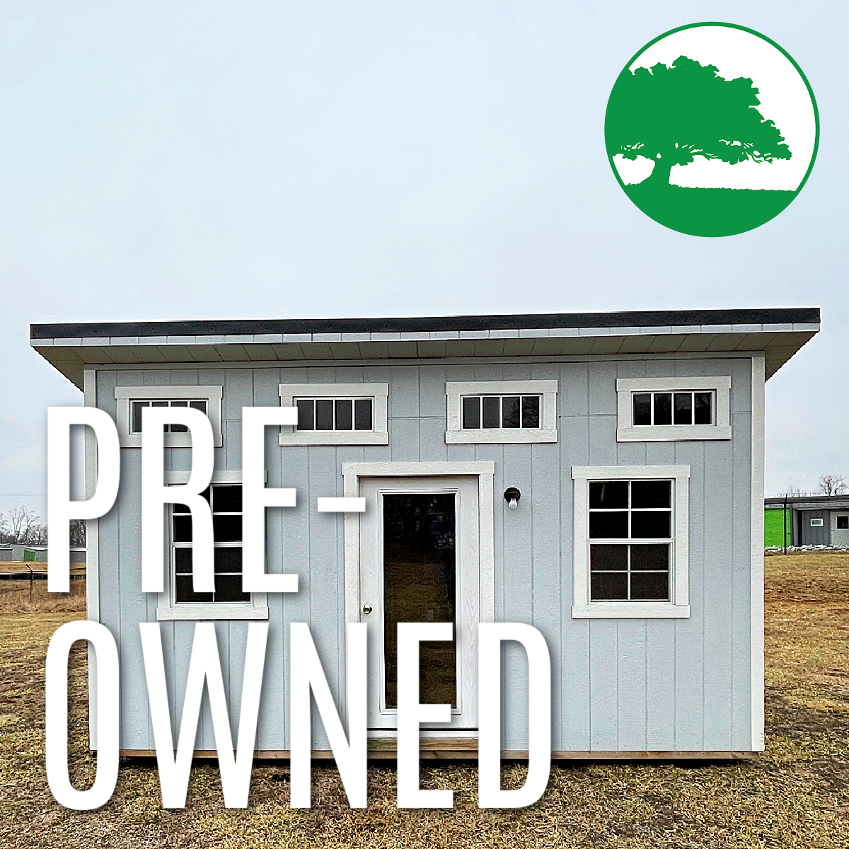 PRE-OWNED 10′ x 16′ Painted Studio Shed