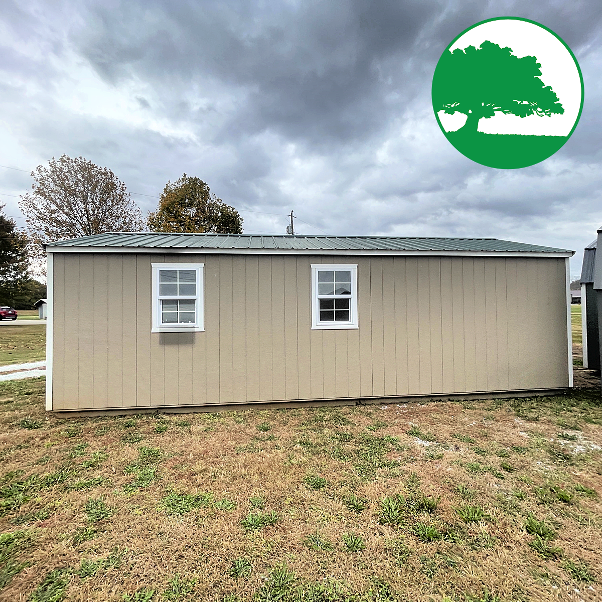 PRE-OWNED 12' x 28' Painted Utility / Cabin