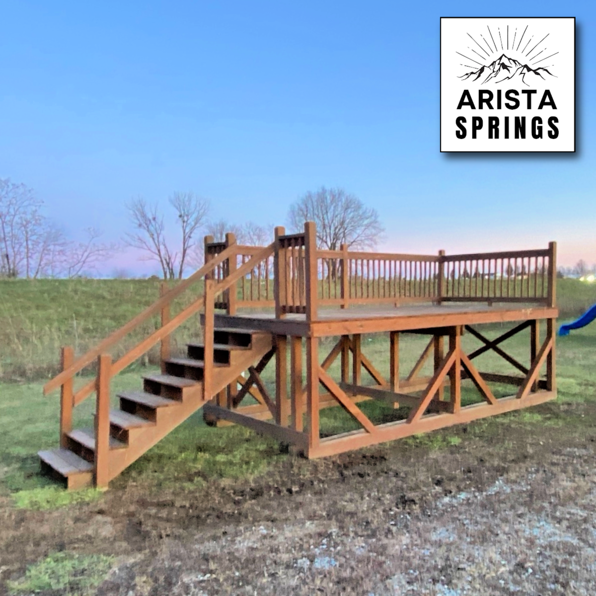 *SOLD*PRE-OWNED 8' x 16' Alpine Portable Deck