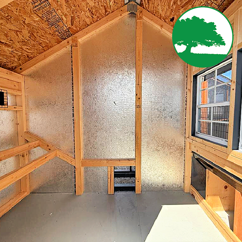 *SOLD*6' x 8' Painted Combination Coop