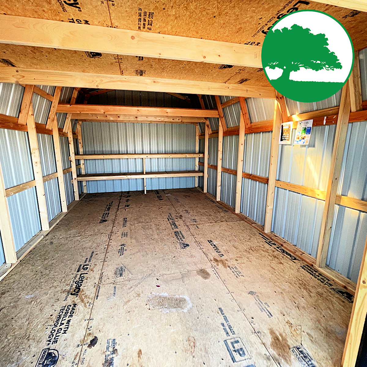 PRE-OWNED 12' x 18' Metal Lofted Barn