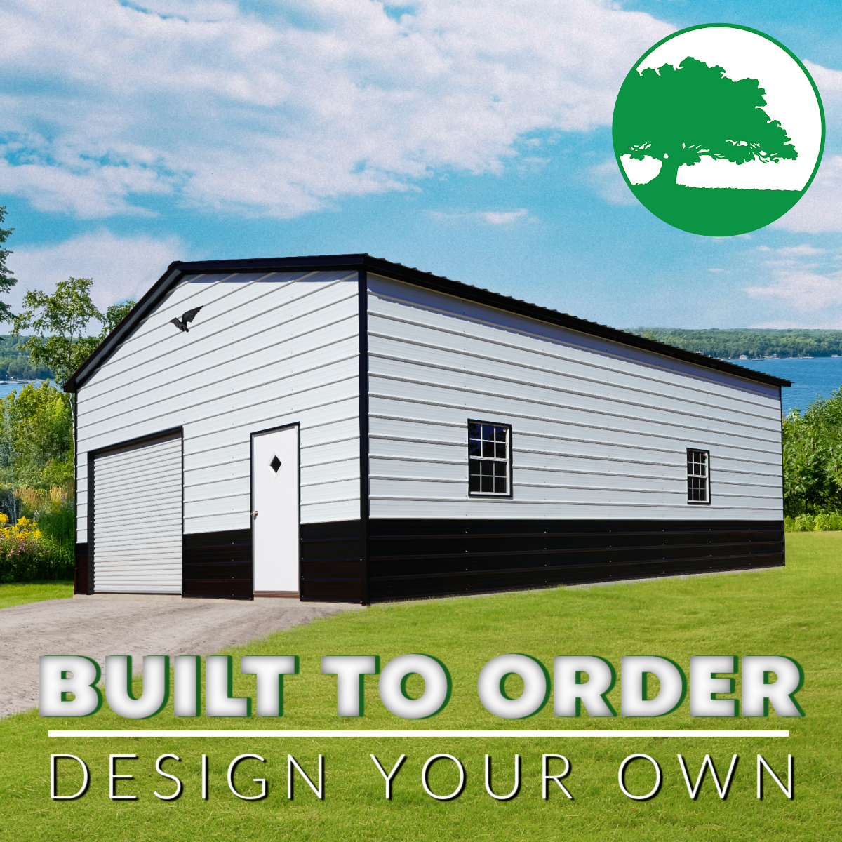 24’W x 35’L Garage