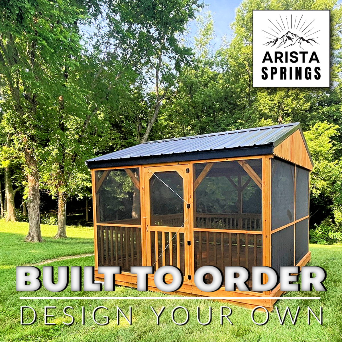 12′ x 12′ Screened Outdoor Oasis