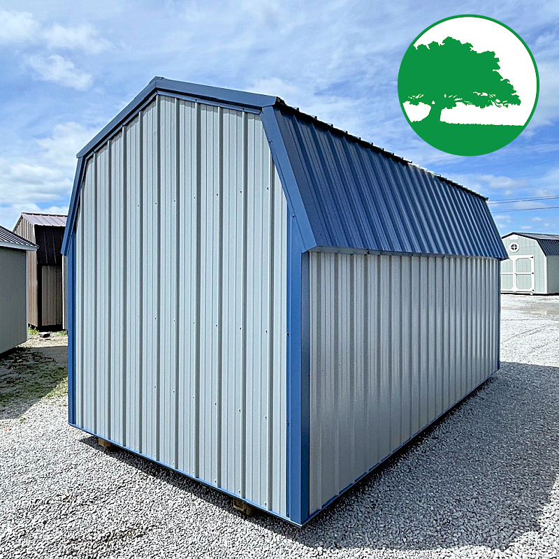 *SOLD*CLOSEOUT* 9' x 18' Metal Lofted Barn