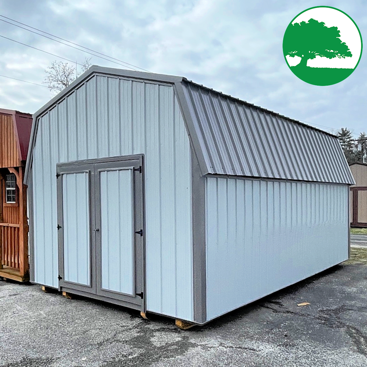 12′ x 20′ Metal Lofted Barn