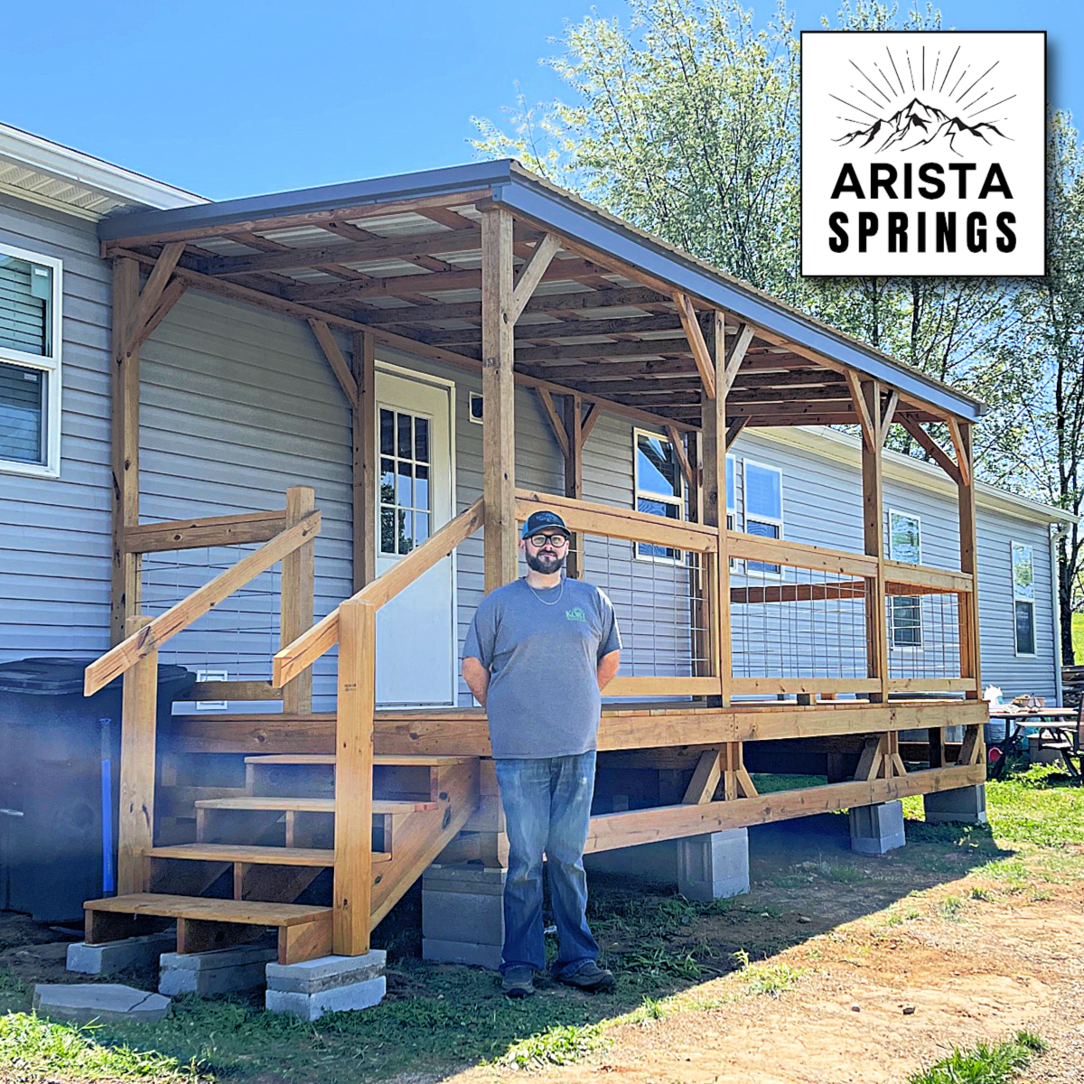 8' x 20' Sunrise Full Porch