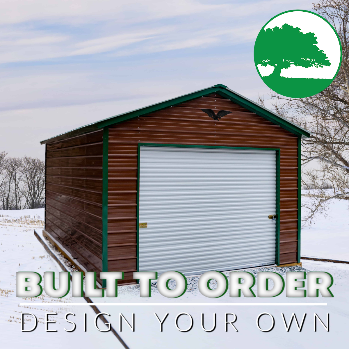 14’W x 25’L Garage