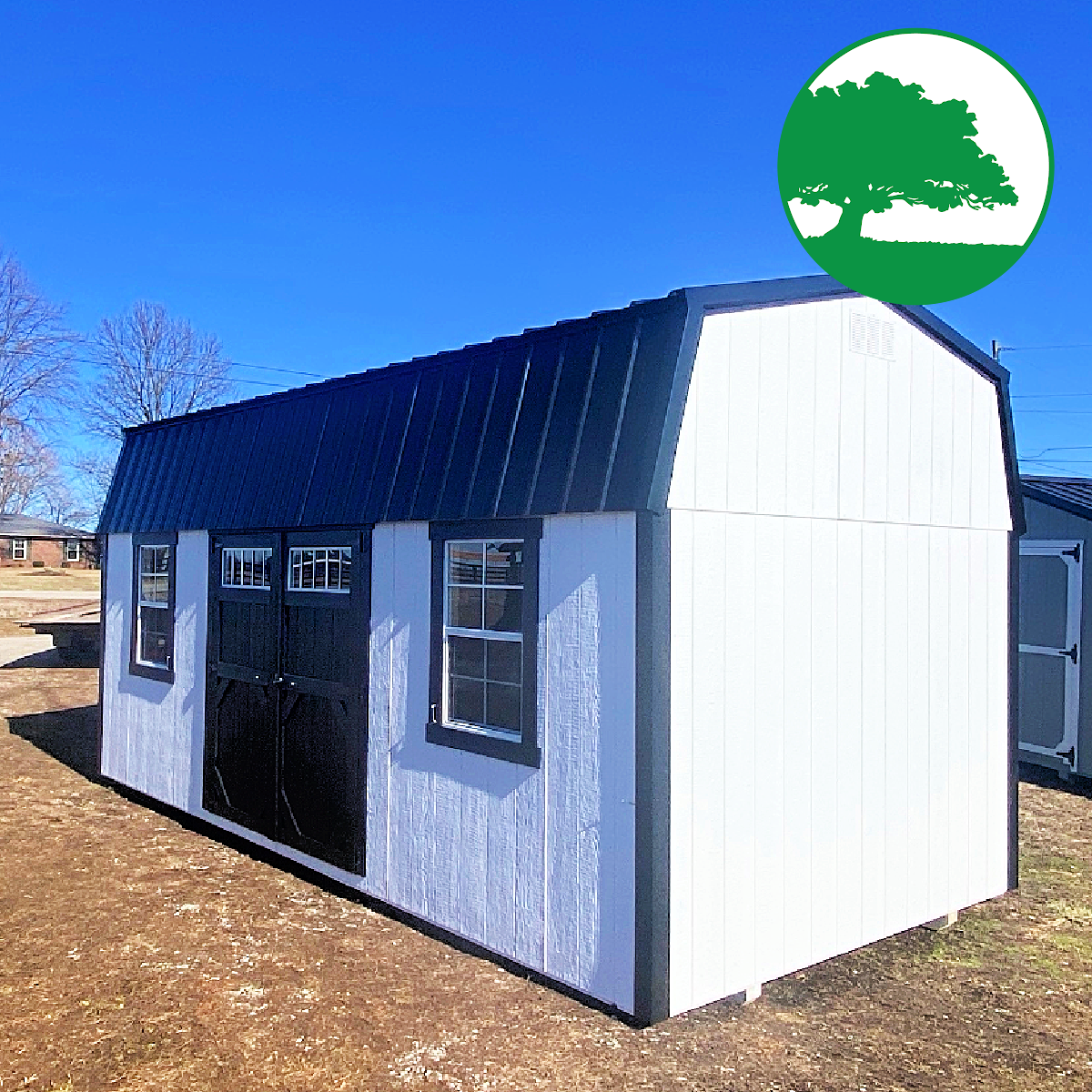 *SOLD**CLOSEOUT* 10' x 20' Painted "Side Lofted / Workshop"