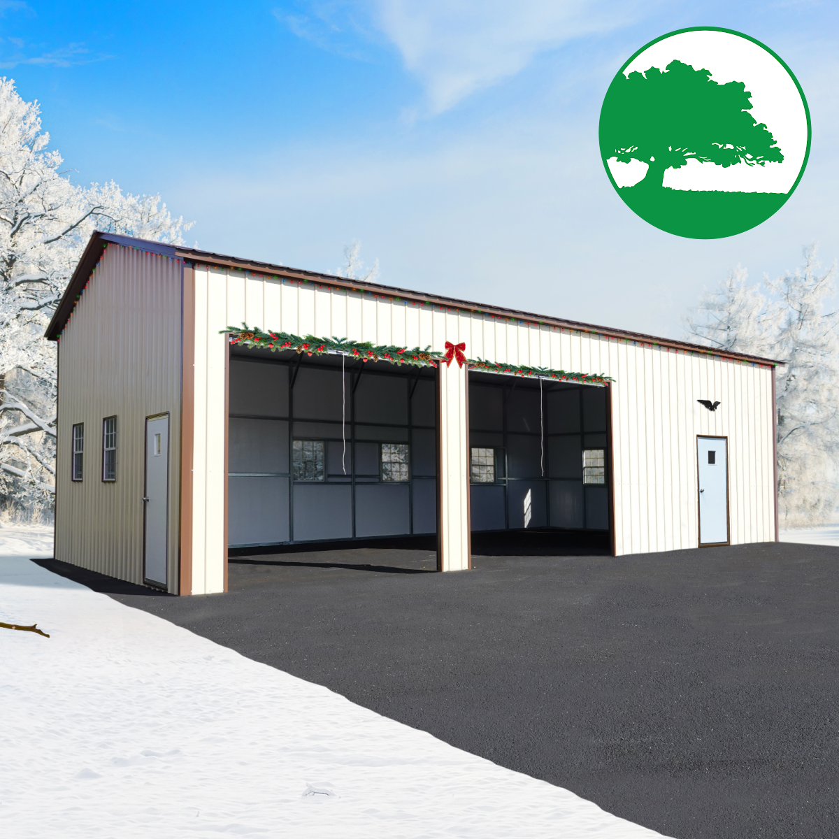 24'W x 40'L Garage
