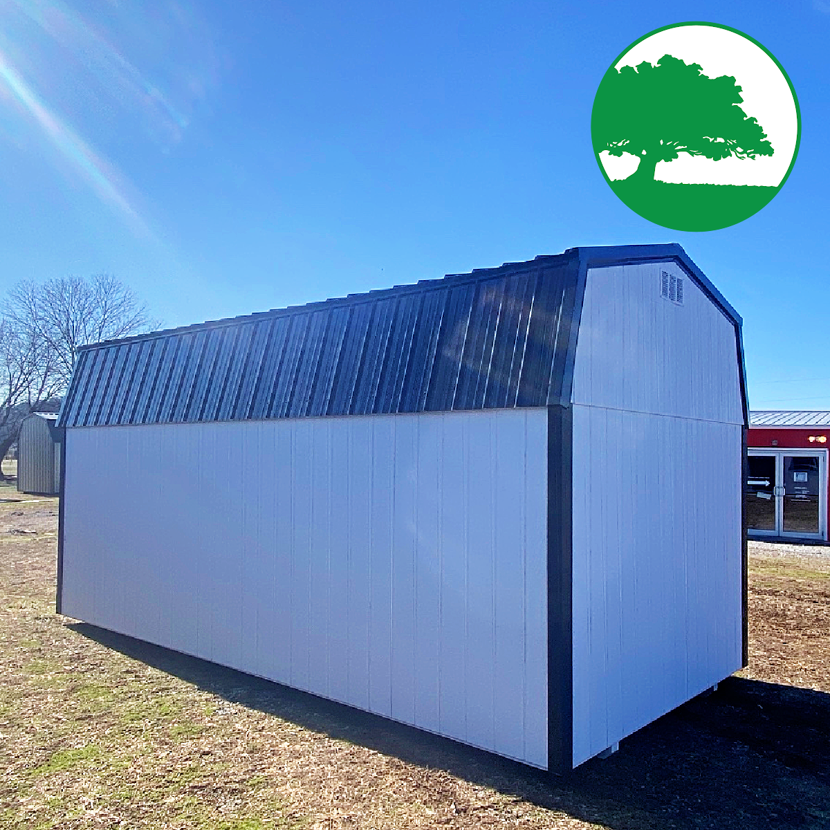 *SOLD**CLOSEOUT* 10' x 20' Painted "Side Lofted / Workshop"