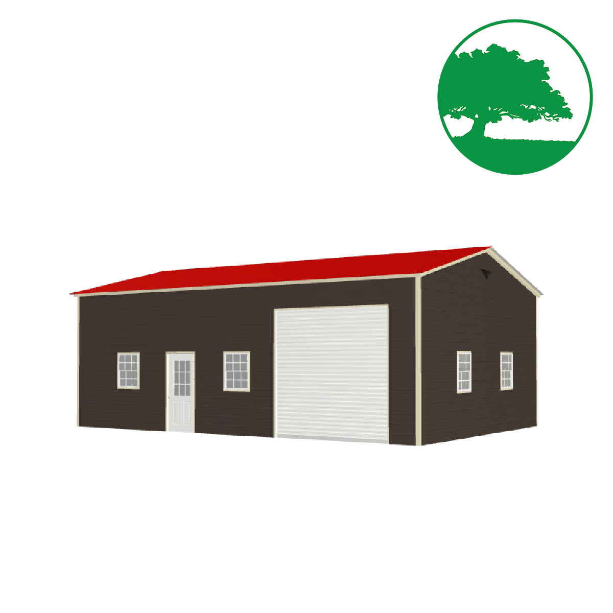 24'W x 35'L Garage