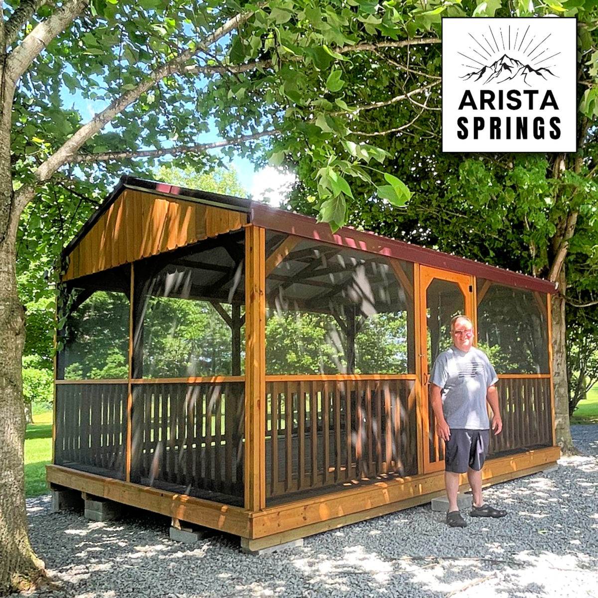12' x 16' Screened Outdoor Oasis