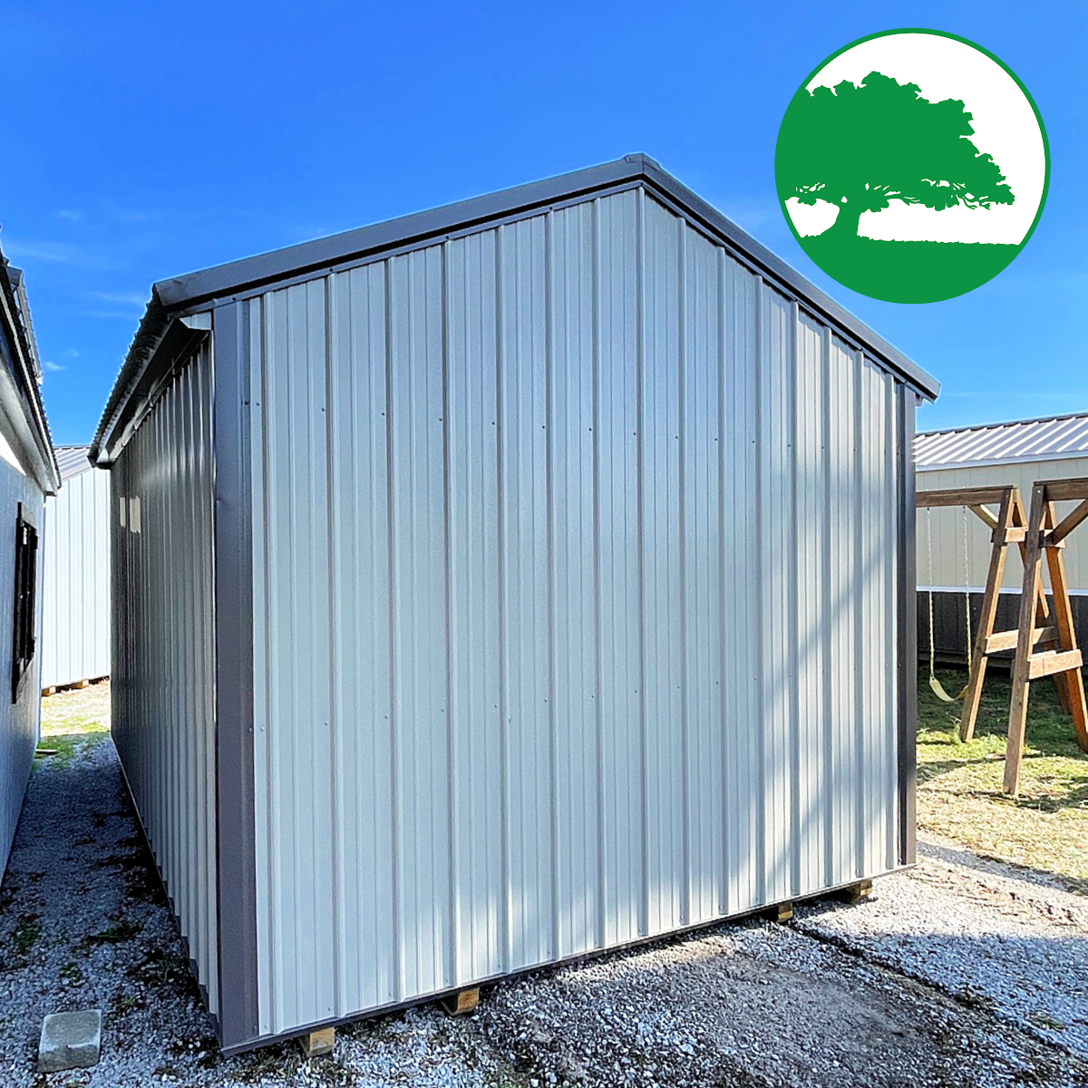 *CLOSEOUT* 12’ x 18’ Metal “Side Utility / Workshop”
