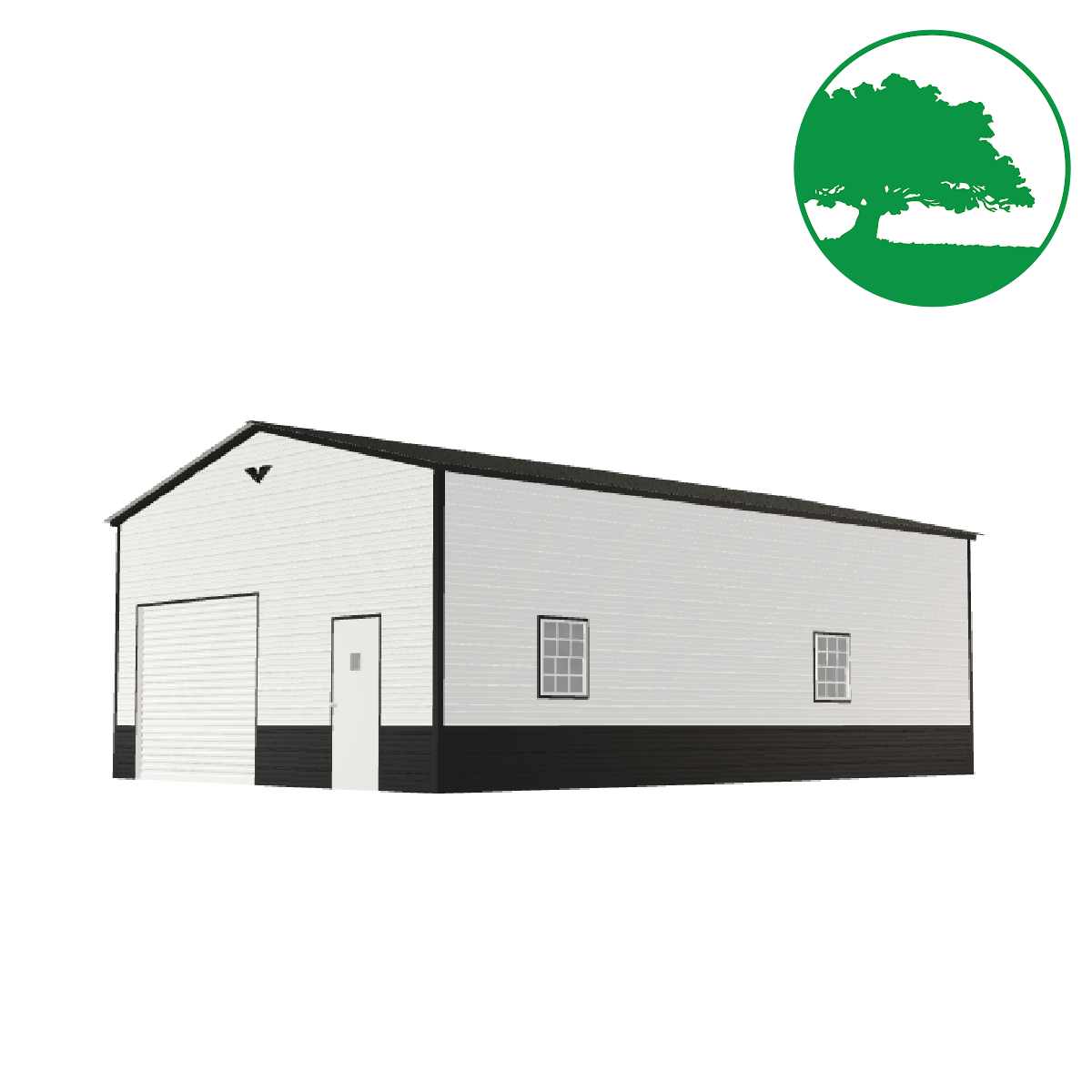 24'W x 35'L Garage