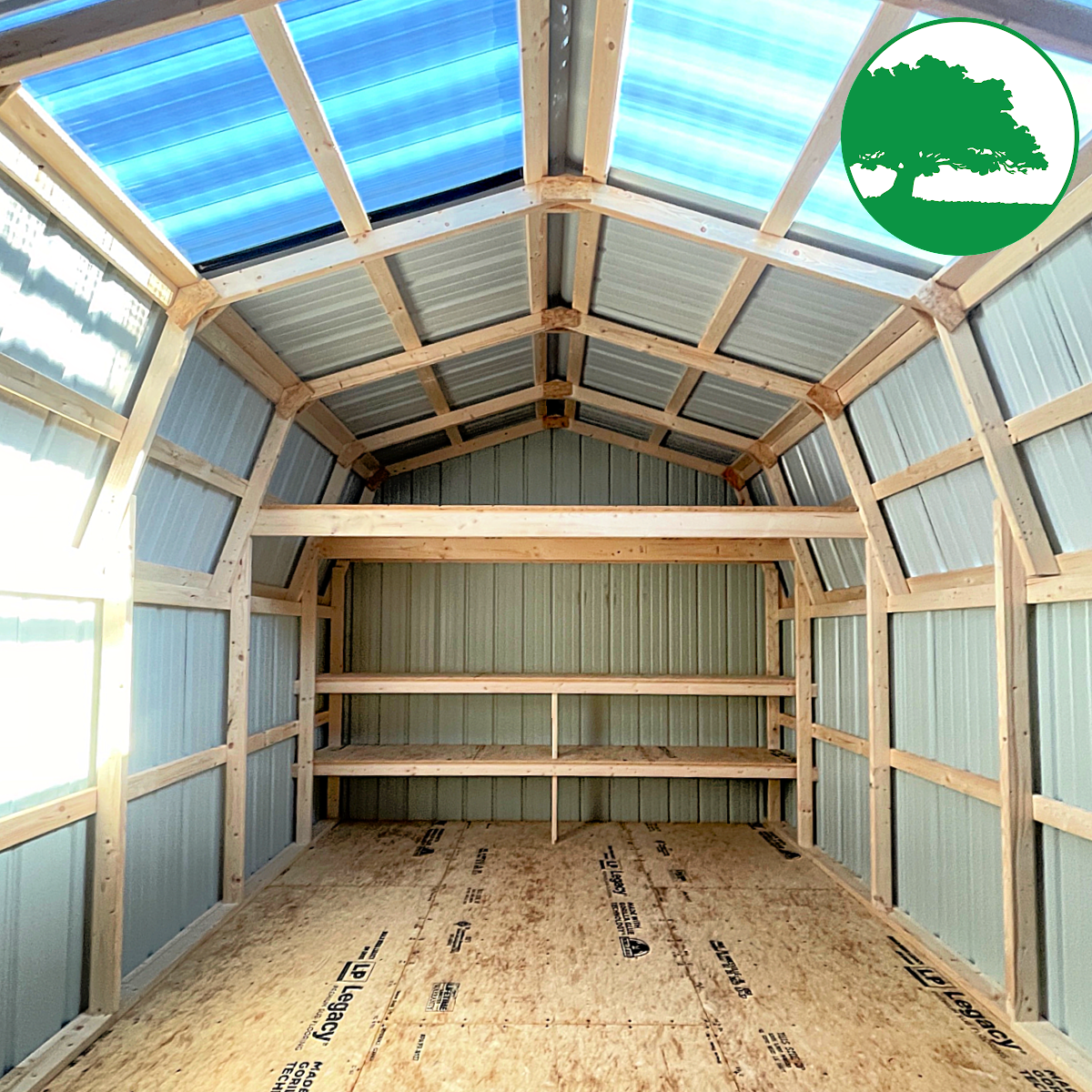 12' x 20' Metal "Lofted Barn"