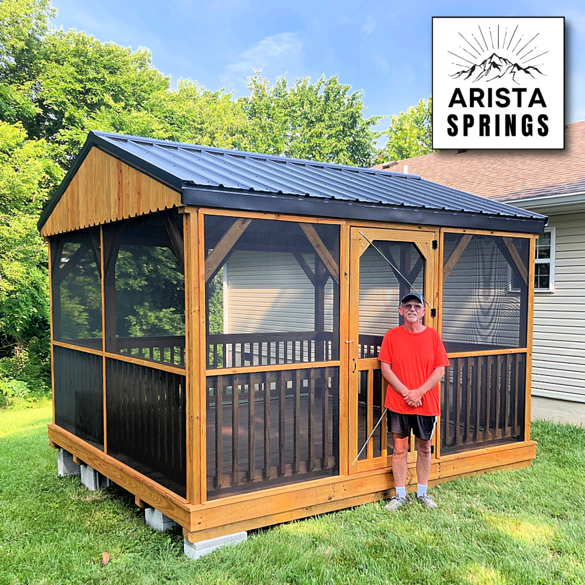 12' x 12' Screened Outdoor Oasis
