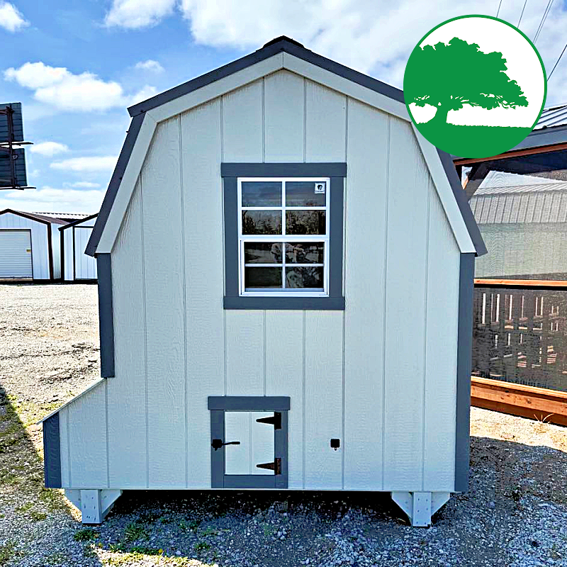 *SOLD*6' x 6' Painted Dutch Coop