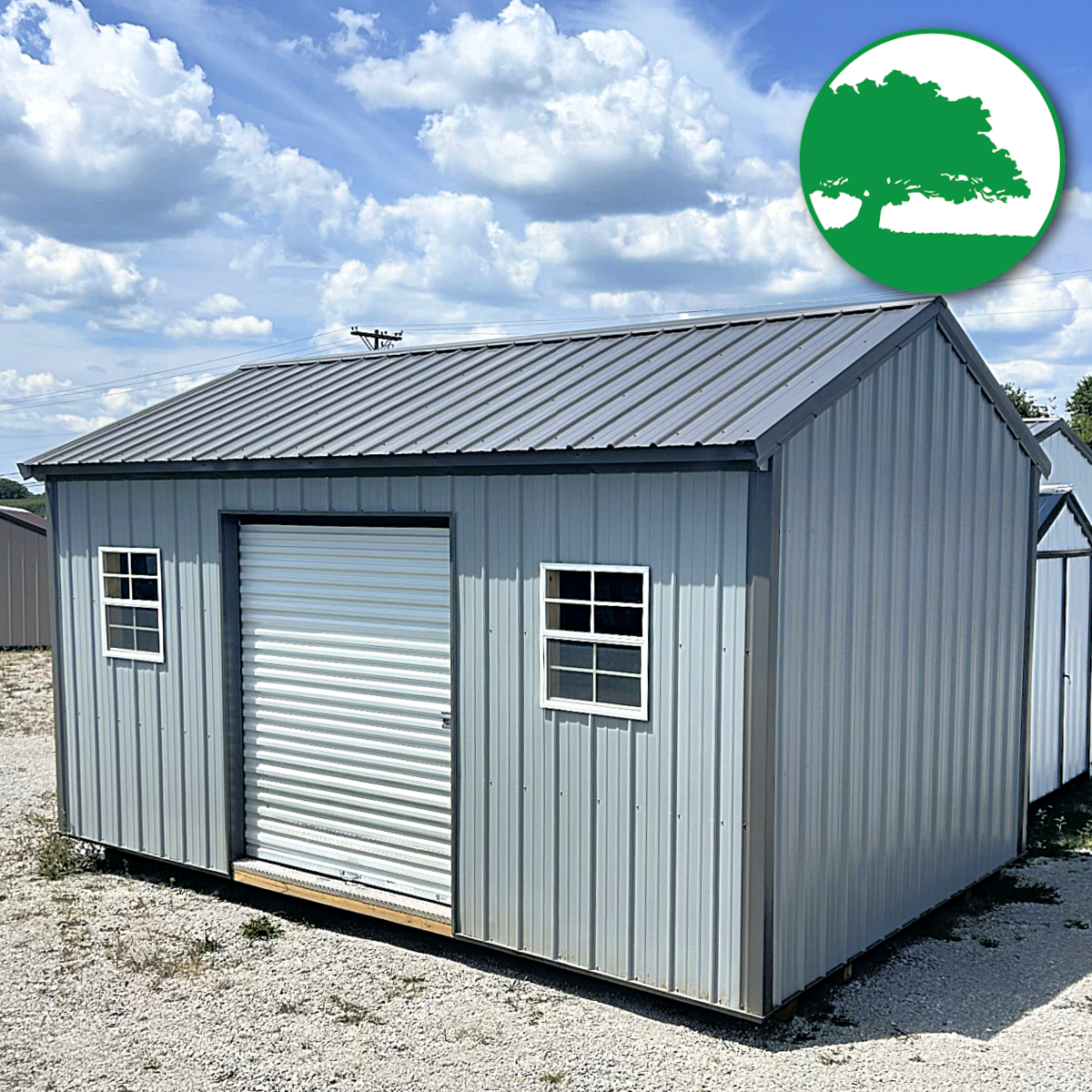 12’ x 18’ Metal “Side Utility / Workshop”