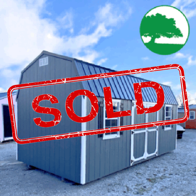 *SOLD* 10' x 20' Painted "Side Loft Barn"