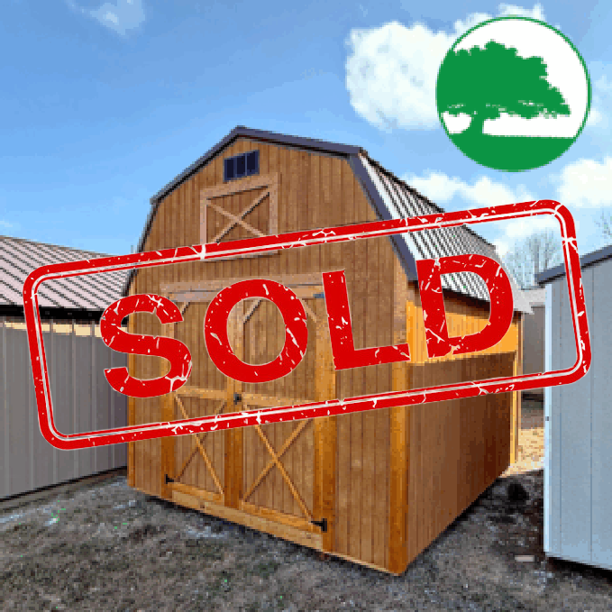 *SOLD* 10' x 12' Treated "Lofted Barn"