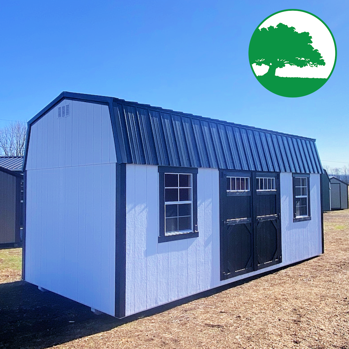 *SOLD**CLOSEOUT* 10' x 20' Painted "Side Lofted / Workshop"