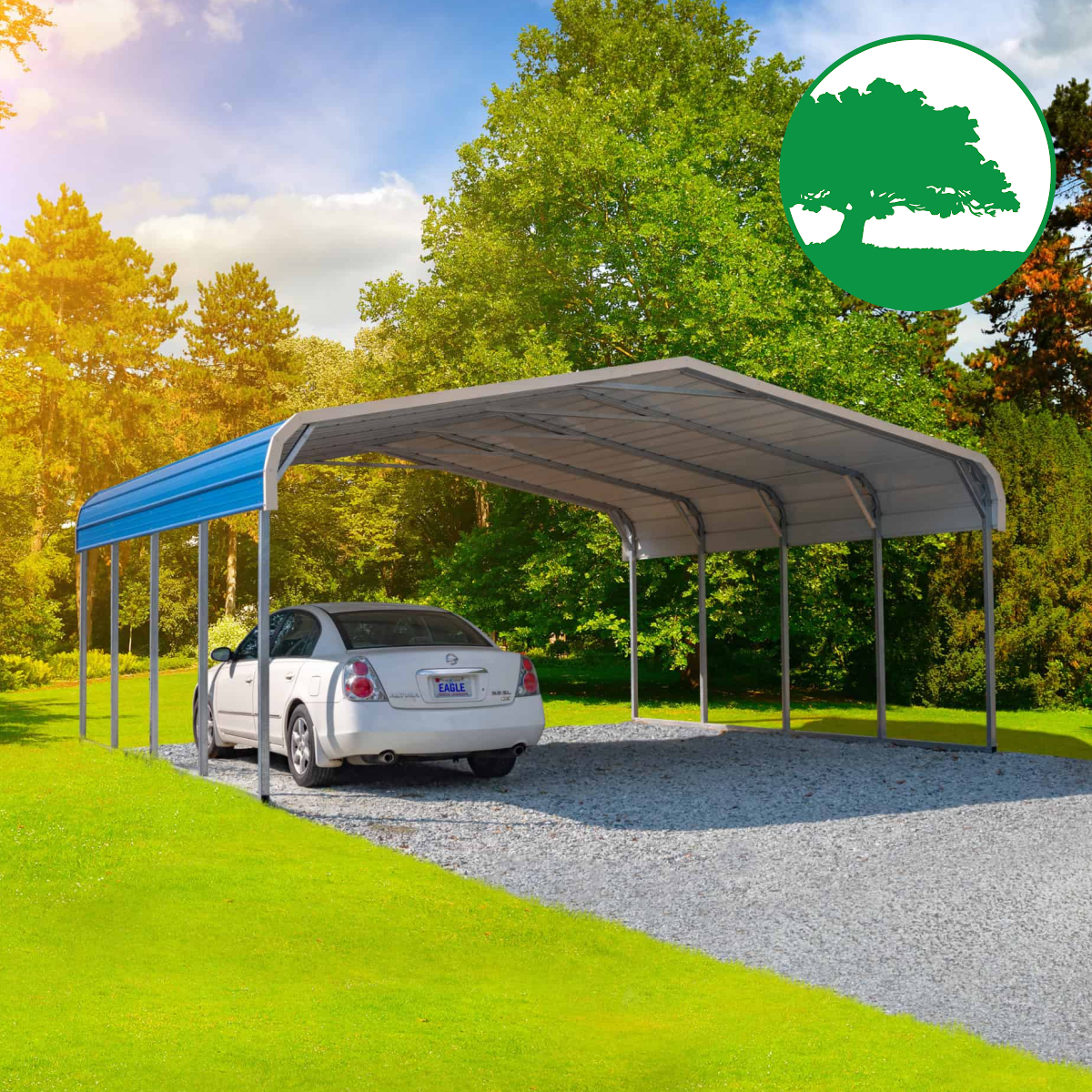 24'W x 20'L Carport