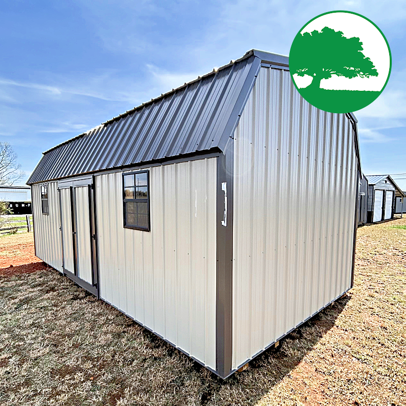 12' x 24' Metal "Side Loft Barn"