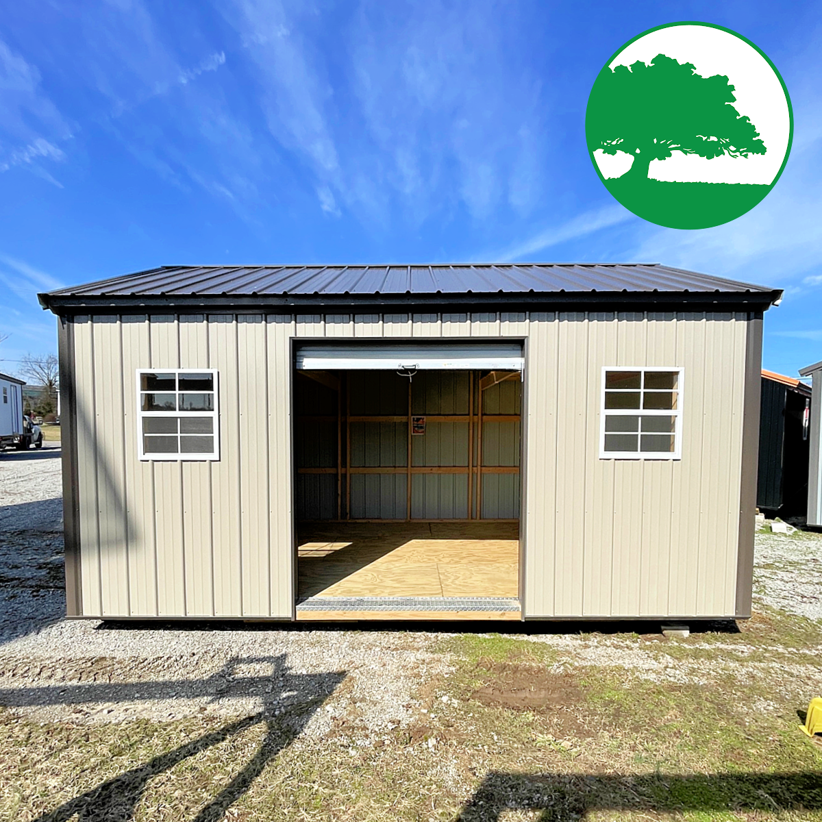 *CLOSEOUT* 12’ x 18’ Metal “Side Utility / Workshop”